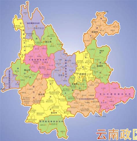 云南有哪些城市|图文解读云南省2023年行政区划（8地级市8自治州高。